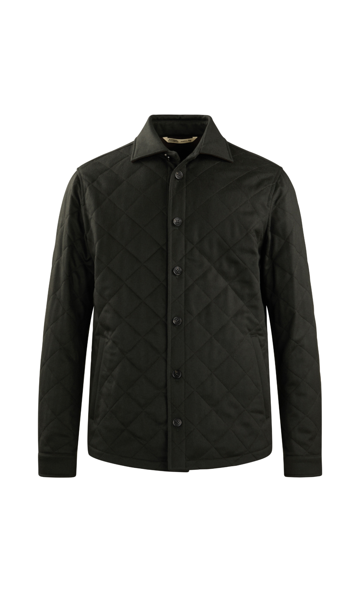 Quilted Cashmere Overshirt